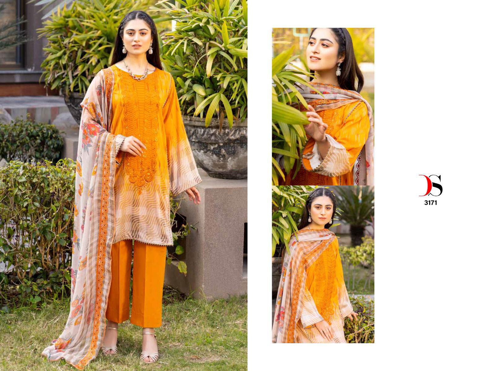 Charizma By Deepsy Embroidered Cotton Pakistani Suits Catalog